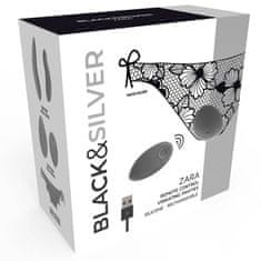 BLACK&SILVER Black and Silver Zara, vibrátor s nohavičkami (diaľkové ovládanie)