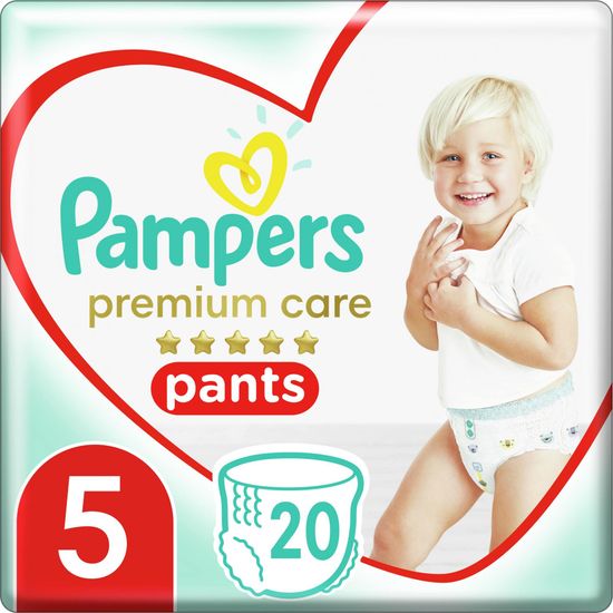Pampers Premium Care Pants 5 (12-17 kg) nohavičkové plienky Carry Box 20ks