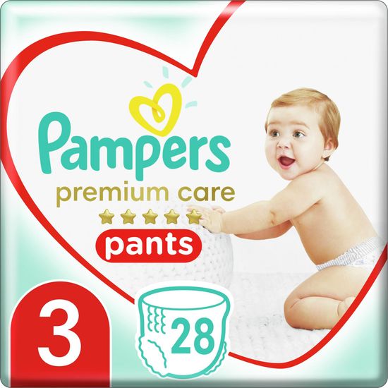 Pampers Premium Care Plienkové Nohavičky Veľ. 3, 28 plienkových nohavičkách