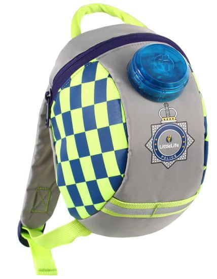LittleLife Emergency Service Toddler Backpack; 2l; police