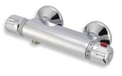 NOVASERVIS Aquamat, sprchová termostatická batéria, rozteč 120 mm, chrómová, 2664/1,0
