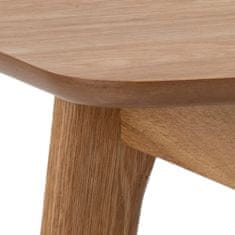Design Scandinavia Pracovný stôl Woodstock, 105 cm, drevo, dub