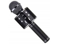 Karaoke bluetooth mikrofón s reproduktorom, čierny E-227-CE