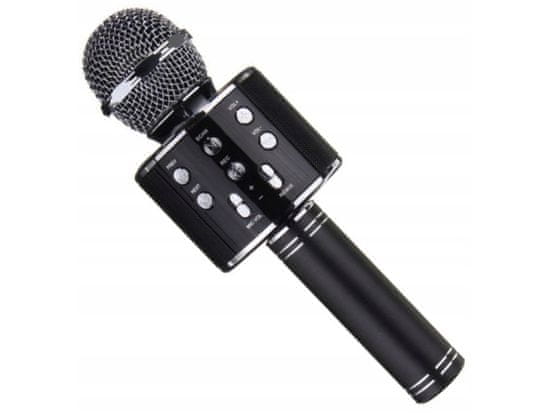 COPY Karaoke bluetooth mikrofón s reproduktorom, strieborny E-227-ST
