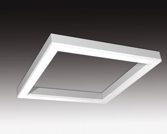 SEC SEC Stropné alebo závesné LED svietidlo WEGA-FRAME2-CB-DIM-DALI, 50 W, eloxovaný AL, 886 x 886 x 65 mm, 3000 K, 6720 lm 321-B-107-01-00-SP