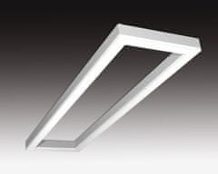 SEC SEC Stropné alebo závesné LED svietidlo s priamym osvetlením WEGA-FRAME2-DB-DIM-DALI, 32 W, eloxovaný AL, 607 x 330 x 50 mm, 3000 K, 4260 lm 322-B-103-01-00-SP