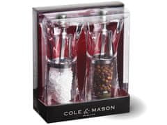 Cole Mason Súprava mlynčekov na soľ a korenie Crystal