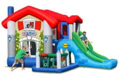 Happy Hop Happy House - Veľký dom 9 v 1 so šmýkačkou, veľkou skákacou plochou a loptičkami na hranie 