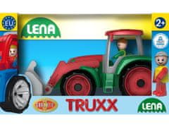LENA Truxx traktor v okrasnej krabici