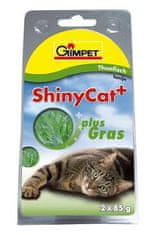 Gimpet mačka konz. ShinyCat tuniak / koc.tráv 2x70g