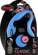 Trixie Vodítko Flexi Classic New páska L modré 5m