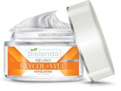 Bielenda NEURO Glycol + Vitamin C exfoliačný pleťový krém noc 50ml