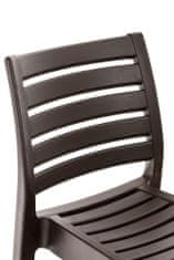 BHM Germany Barová stolička Ares, plast, hnedá