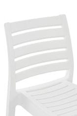 BHM Germany Barová stolička Ares, plast, biela