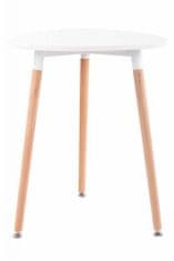 BHM Germany Odkladací stolík Abenra, 60 cm, biela