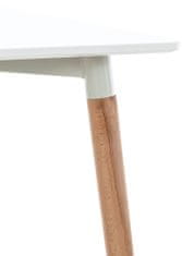 BHM Germany Odkladací stolík Viborg, 80 cm, biela