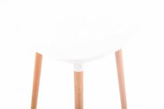 BHM Germany Odkladací stolík Abenra, 60 cm, biela