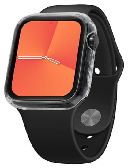 FIXED TPU gélové puzdro pre Apple Watch 44 mm FIXTCC-434, číre