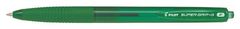 Pilot Guľôčkové pero "Super Grip G", stláčací mechanizmus, zelená, 0,22 mm, BPGG-8R-F-GG