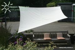 Peddy Shield Slnečná plachta vodoodolná 2,5 x 3 m slonovinová