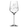 Diamante Brúsený pohár na víno k 30. výročiu
