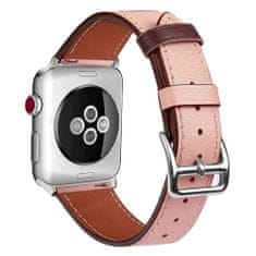 BStrap Leather Rome remienok na Apple Watch 42/44/45mm, Apricot