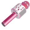 Bluetooth Karaoke mikrofón s reproduktorom, ružový