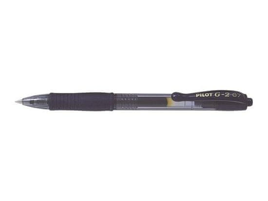 Pilot Gélové pero "G-2", modrá, 0,32 mm, stláčací mechanizmus, BL-G2-7-BB