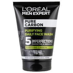 Loreal Paris Čistiaci gél s aktívnym uhlím Men Expert Pure Carbon (Purifying Daily Face Wash) 100 ml