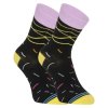 Dots Socks Veselé ponožky čierne (DTS-SX-470-C) - veľkosť M