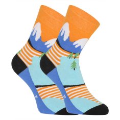 Dots Socks Veselé ponožky hory (DTS-SX-433-X) - veľkosť M