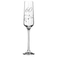 Diamante Výročný pohár na šampanské a prosecco k 60. výročiu