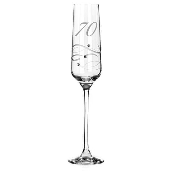 Diamante Výročný pohár na šampanské a prosecco k 70. výročiu