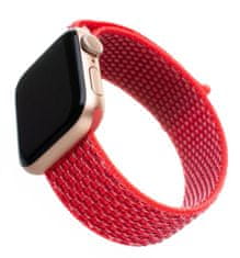 FIXED Nylonový remienok Nylon Strap pre Apple Watch 40 mm/ Watch 38 mm, tmavo ružová FIXNST-436-DPI
