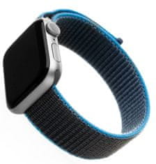 FIXED Nylonový remienok Nylon Strap pre Apple Watch 40 mm/ Watch 38 mm, sivomodrá FIXNST-436-GRBL