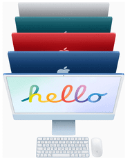 Apple iMac 24" 4,5K Retina M1 (MJV93SL/A) modrá, SK layout