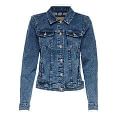 ONLY Dámska džínsová bunda ONLTIA LIFE Regular Fit 15170682 Medium Blue Denim (Veľkosť 38)