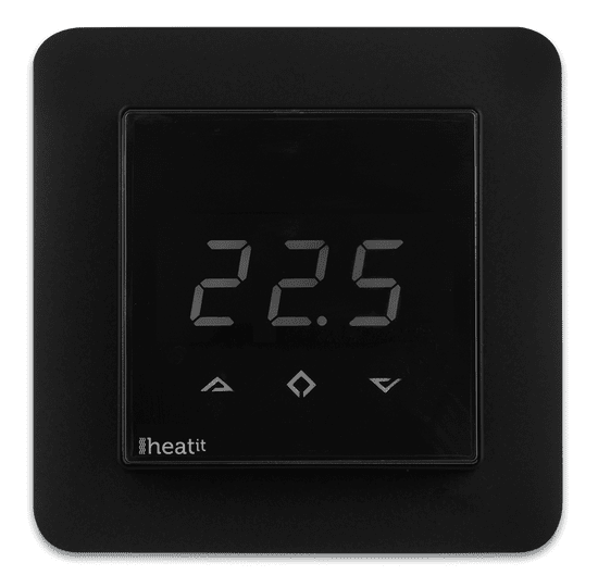 Heatit Čierny rámik pre termostaty HeatIT