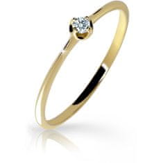 Cutie Diamonds Jemný prsteň zo žltého zlata s briliantom DZ6729-2931-00-X-1 (Obvod 50 mm)