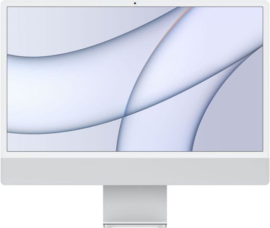 Apple iMac 24" 4,5K Retina M1 (MGPC3CZ/A) strieborná