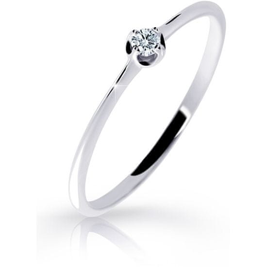 Cutie Diamonds Jemný prsteň z bieleho zlata s briliantom DZ6729-2931-00-X-2