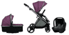 Set športový kočík Space, autosedačka Verai 0+ a vanička - purple