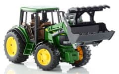 BRUDER Farmer - traktor John Deere s predným nakladačom