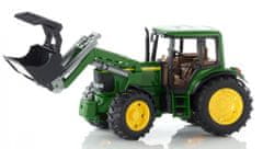 BRUDER Farmer - traktor John Deere s predným nakladačom