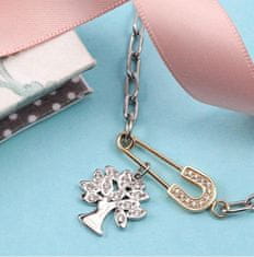 La Petite Story Zvýhodnená oceľová sada šperkov Family (náramok, náhrdelník)