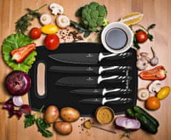 Blaumann Sada nožov s nepriľnavým povrchom s doskou NonStick Chef 6 ks
