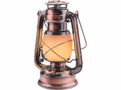 Extol Light Petrolejka, 38x LED (plameň) + 17x LED (biela), 4x 1,5V(AA), kov/sklo, 15x11,5x23,5cm