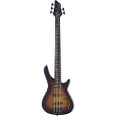 Stagg BC300 / 5-SB, elektrická basgitara pětistrunná, sunburst