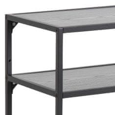 Design Scandinavia Konzolový stôl Seaford, 120 cm, MDF, čierna