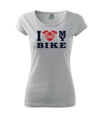 MSP Dámske tričko s moto motívom 67 I Love My Bike